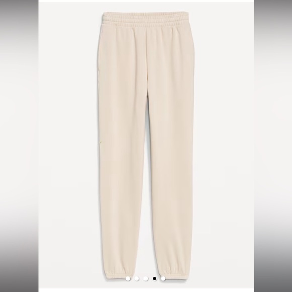 NWOT Old Navy SoComfy Cream Jogger Sweatpants - Picture 5 of 5